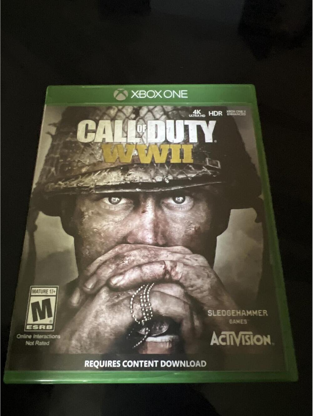 Call of Duty WWII Xbox One Game Non tested